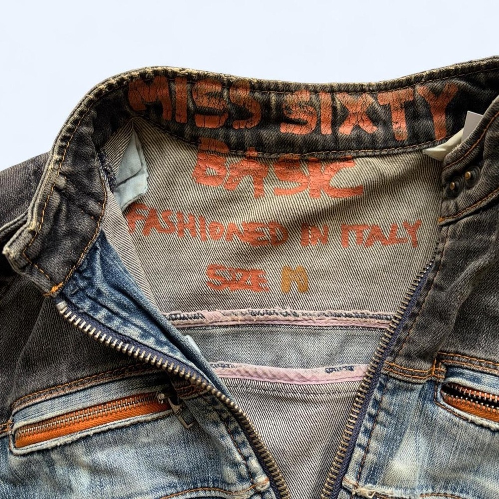 Vintage Distressed Miss Sixty biker jacket - Picture 9 of 9